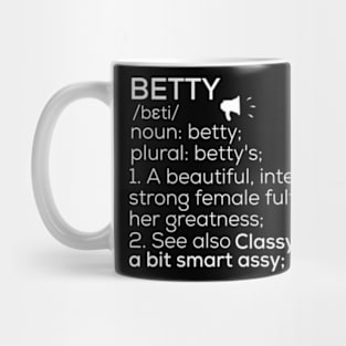 Betty Name Definition Betty Female Name Mug